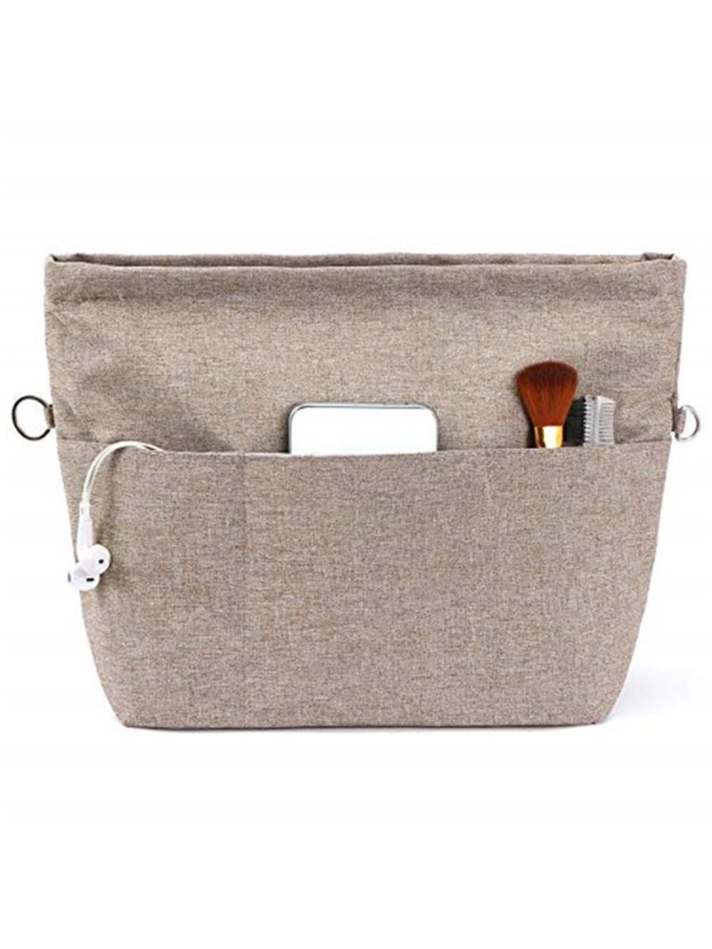 Purse Organizer Insert for Handbags Tote Bag Organizer Insert with Zipper